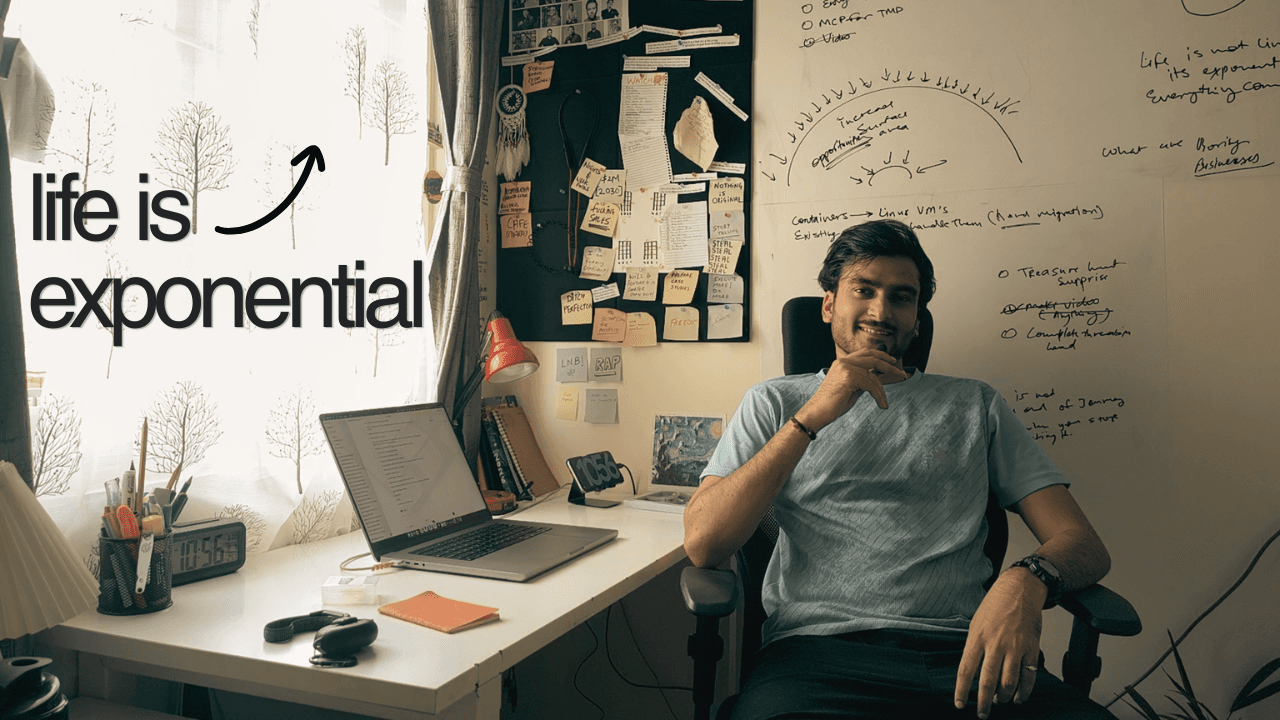 life is exponential